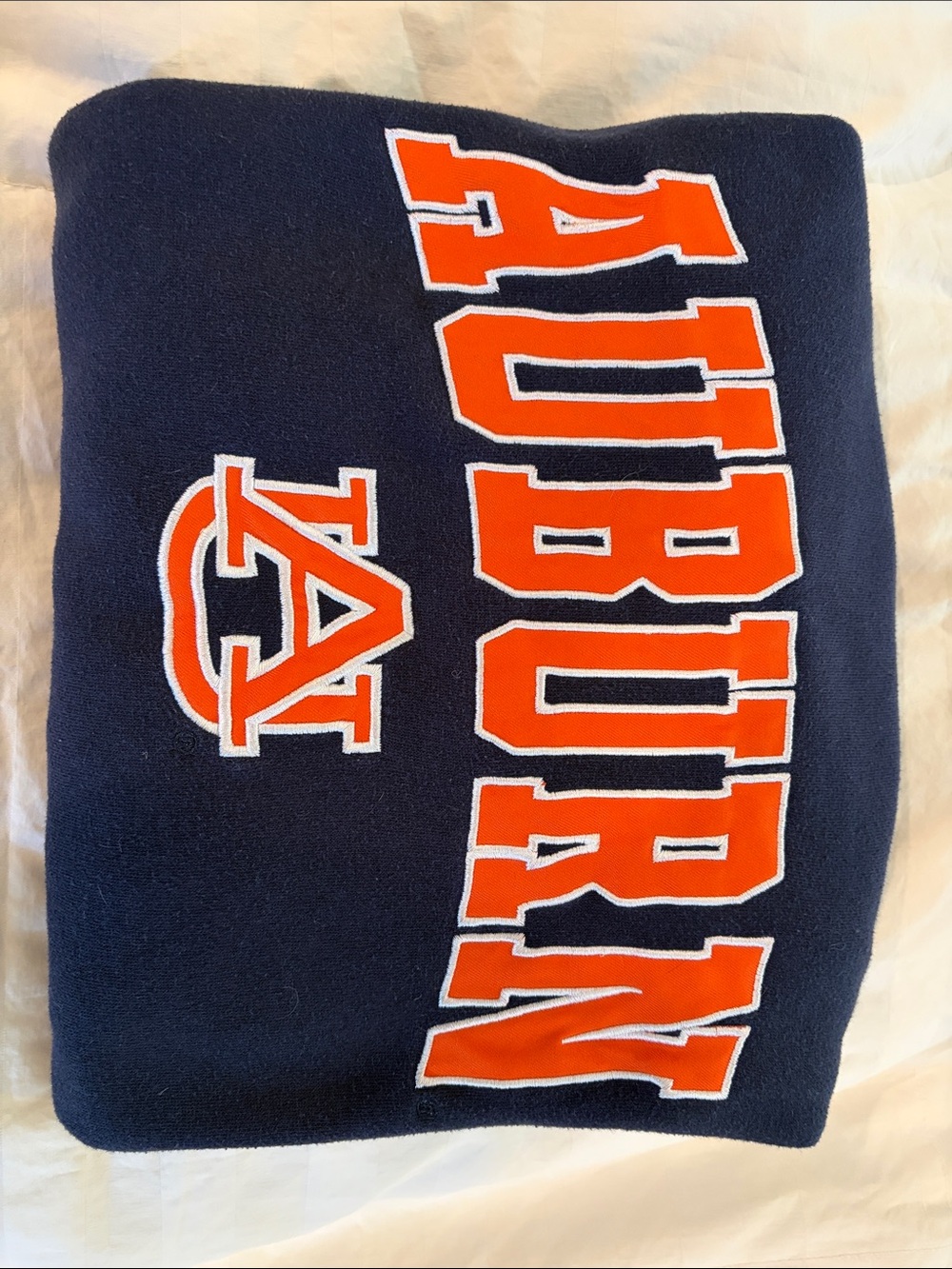 Colosseum Auburn Navy & Orange Crewneck Sweatshirt